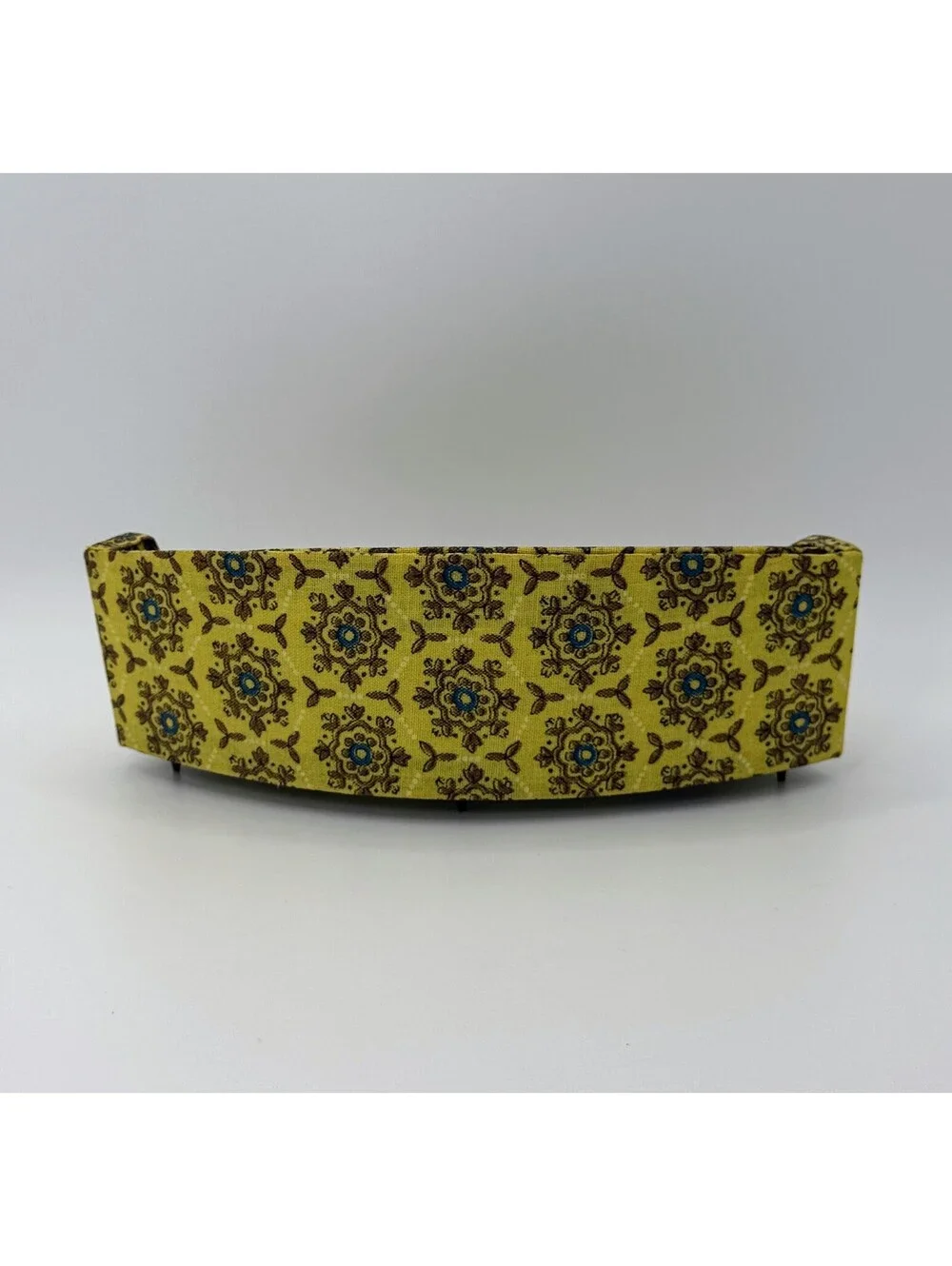 1:12 Vintage Ideal Petite Princess Dollhouse Curved Sofa Yellow Floral 1960s